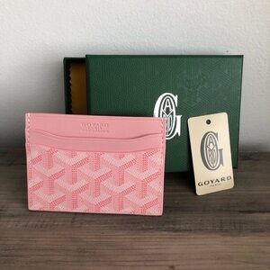 Pink and Green Card Holder Set